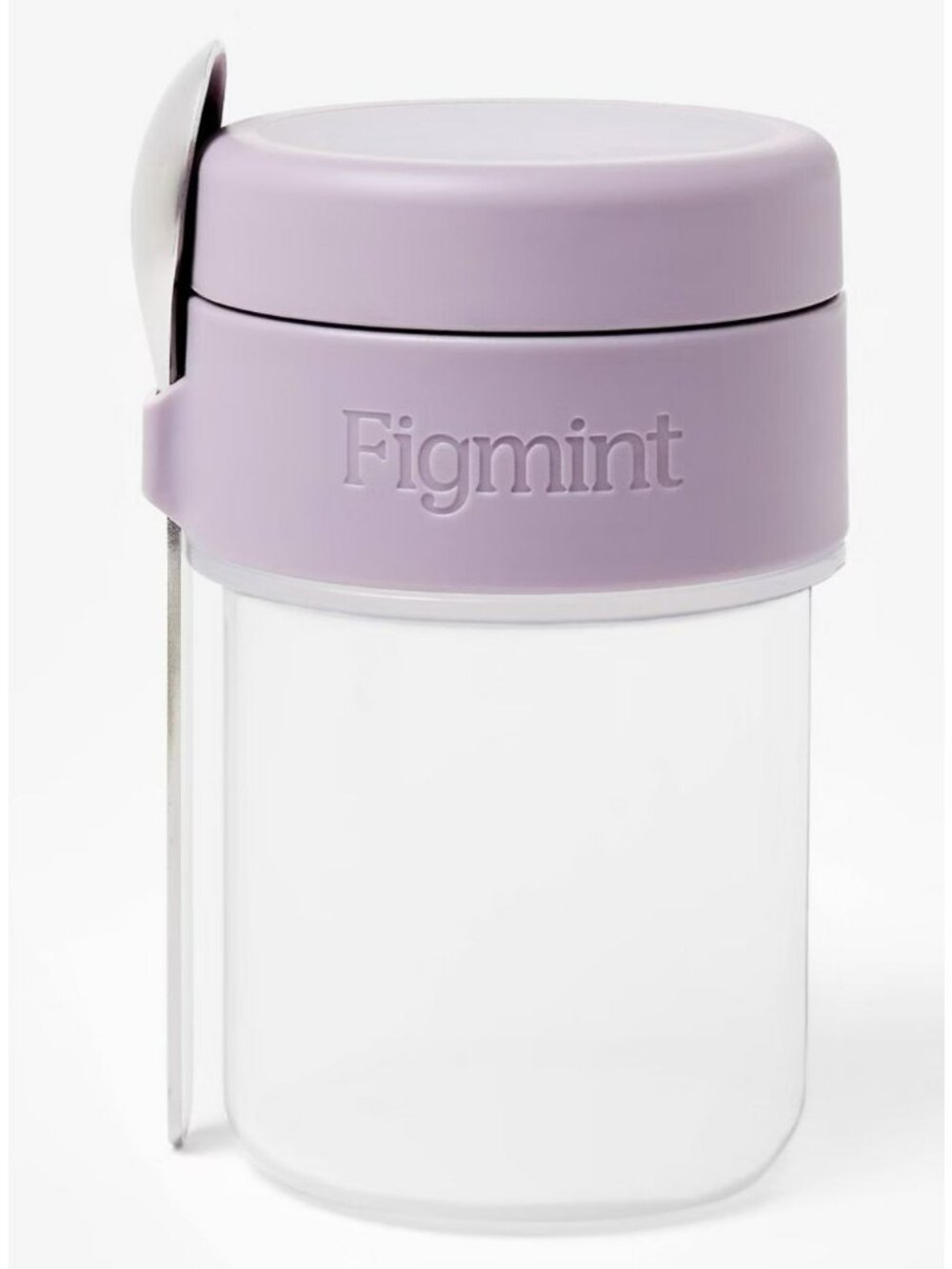 Set of 2 Spoon & Overnight Oats Container BPA-Free Figment New